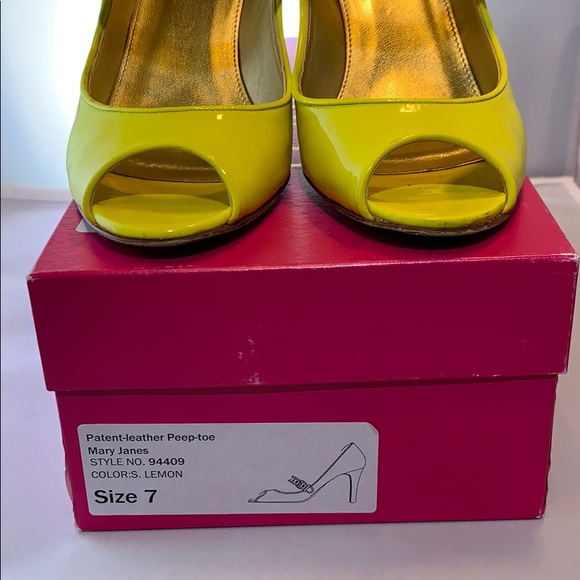 J Crew Patent-leather Peep-toe Mary Janes - Picture 6 of 6